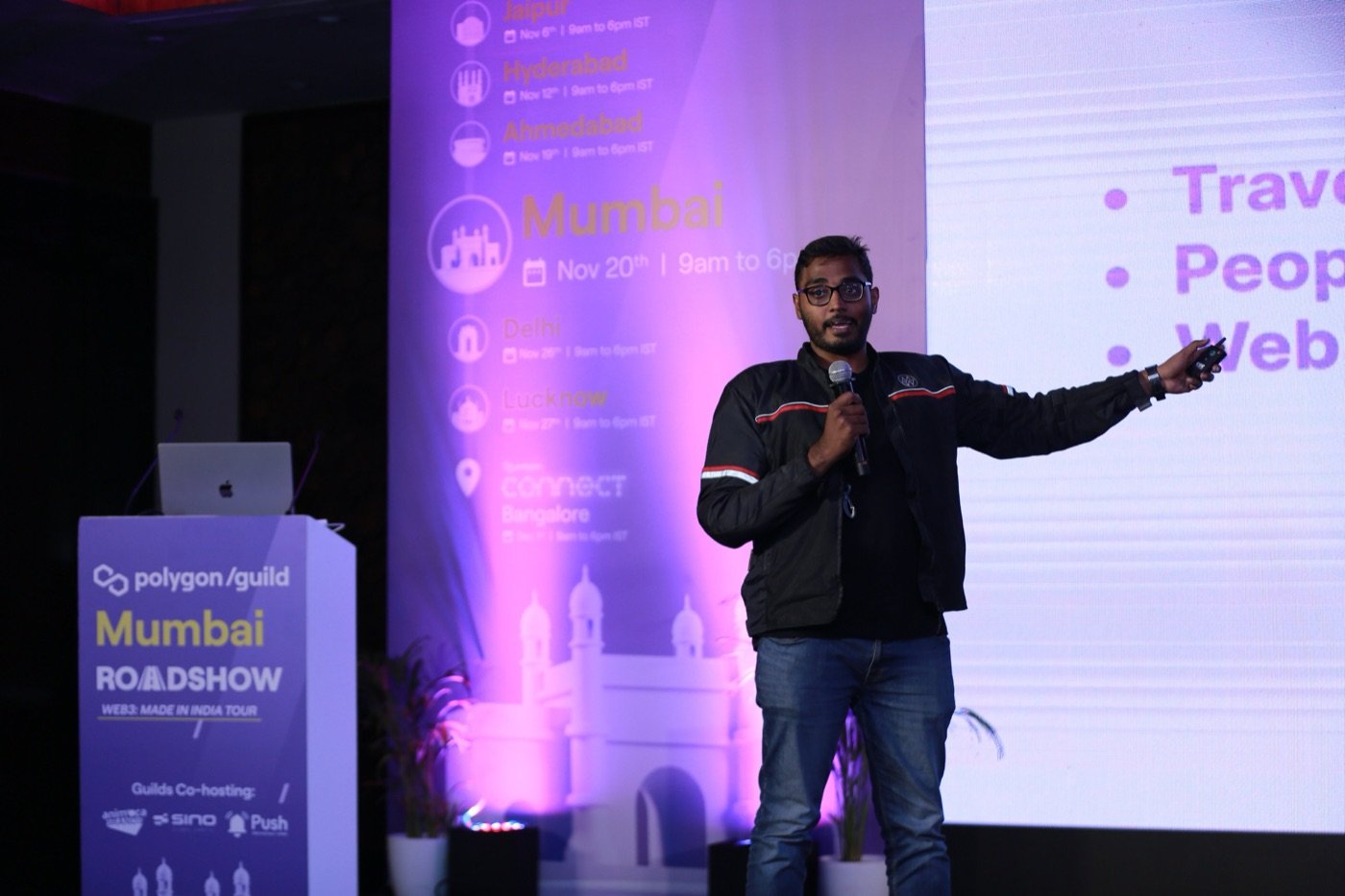 Speaking at a Web3 roadshow stop during the All India ride